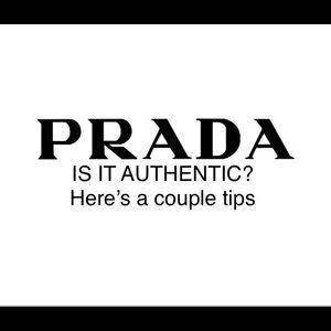 Identifying Authentic Prada easy tips